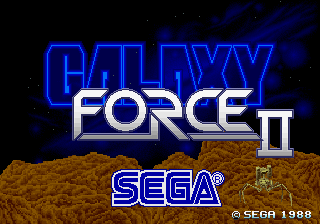 Galaxy Force 2 (Japan, Rev A) Title Screen