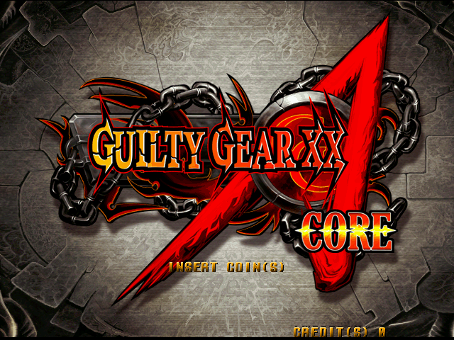 Guilty Gear XX Accent Core (Japan) (GDL-0041) Title Screen