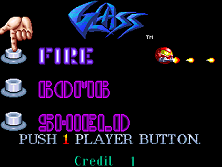 Glass (Ver 1.1, Break Edition, Version 1994) Title Screen