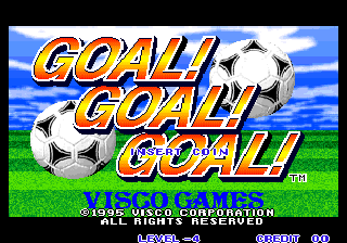 Goal! Goal! Goal! Title Screen
