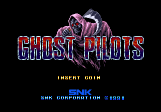 Ghost Pilots (NGH-020, US) Title Screen