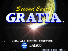 Gratia - Second Earth (92047-01 version) Title Screen