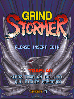 Grind Stormer Title Screen