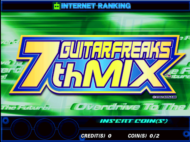 Guitar Freaks 7th Mix (G*B17 VER. JAA) Title Screen
