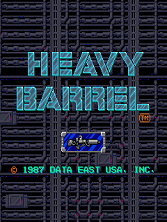 Heavy Barrel (US) Title Screen