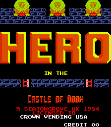 Hero in the Castle of Doom (DK conversion not encrypted) Title Screen
