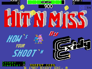 Hit 'n Miss (version 3.0) Title Screen