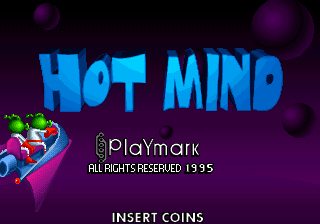 Hot Mind (Hard Times hardware) Title Screen