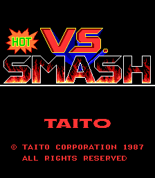Vs. Hot Smash Title Screen