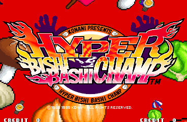Hyper Bishi Bashi Champ (GE876 VER. KAA) Title Screen
