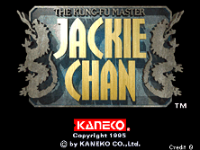 Jackie Chan - The Kung-Fu Master Title Screen