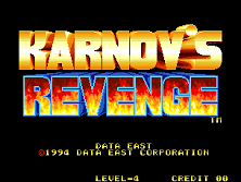 Karnov's Revenge / Fighter's History Dynamite Title Screen