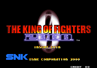 The King of Fighters 2000 (NGM-2570 ~ NGH-2570) Title Screen