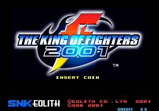 The King of Fighters 2001 (NGM-262?) Title Screen