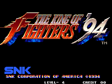 The King of Fighters '94 Title Screen