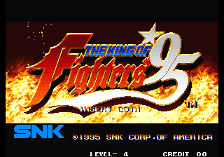 The King of Fighters '95 (Set 1) Title Screen