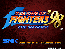 The King of Fighters '98: The Slugfest / King of Fighters '98: Dream Match Never Ends Title Screen