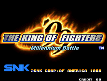 The King of Fighters '99: Millenium Battle (Set 1) Title Screen