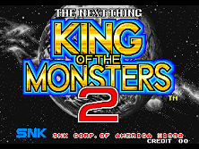 King of the Monsters 2 - The Next Thing (NGM-039 ~ NGH-039) Title Screen