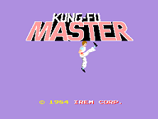 Kung-Fu Master (World) Title Screen