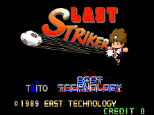Last Striker / Kyuukyoku no Striker Title Screen
