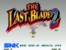 Last Blade 2 / Bakumatsu Roman: Dai Ni Maku Gekka no Kenshi, The Title Screen