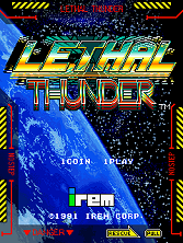 Lethal Thunder (World) Title Screen