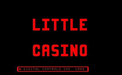 Little Casino (older) Title Screen