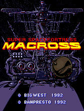 Super Spacefortress Macross / Chou-Jikuu Yousai Macross Title Screen