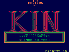 The Masters of Kin Title Screen