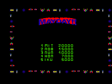 Mayday (set 1) Title Screen