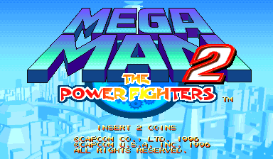 Mega Man 2: The Power Fighters (USA 960708 Phoenix Edition) (bootleg) Title Screen