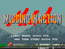 M.I.A. - Missing in Action (version T) Title Screen