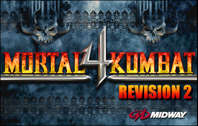 Mortal Kombat 4 (version 2.1) Title Screen