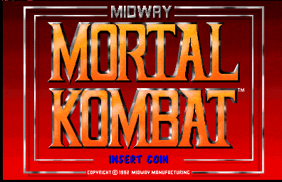 Mortal Kombat (prototype, rev 4.0 07/14/92) Title Screen