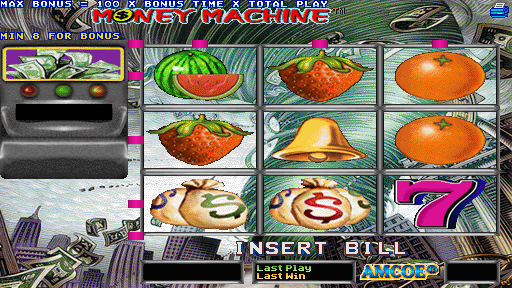 Money Machine (Version 1.7E Dual) Title Screen