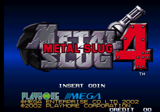 Metal Slug 4 (NGM-2630) Title Screen