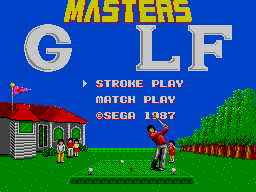 Great Golf (Mega-Tech, SMS based) Title Screen