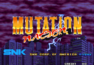 Mutation Nation Title Screen