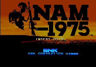 NAM-1975 Title Screen