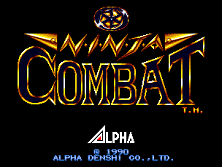Ninja Combat (NGM-009) Title Screen