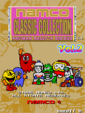 Namco Classic Collection Vol.2 Title Screen