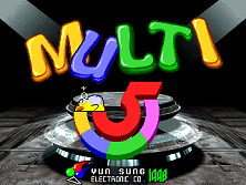 Multi 5 / New Multi Game 5 (set 1) Title Screen