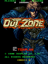 Out Zone Title Screen