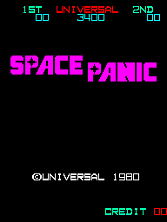 Space Panic (version E) Title Screen