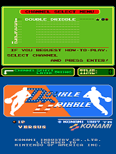 Double Dribble (PlayChoice-10) Title Screen