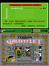 Gauntlet (PlayChoice-10) Title Screen