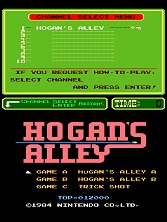Hogan's Alley (PlayChoice-10) Title Screen