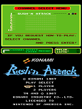 Rush'n Attack (PlayChoice-10) Title Screen