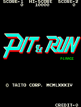 Pit & Run - F-1 Race (set 1) Title Screen
